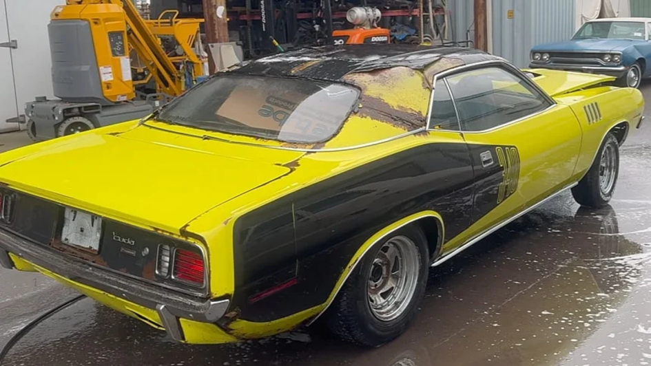 Редкая находка: Plymouth Cuda 1971 года с уникальной опцией диктофона