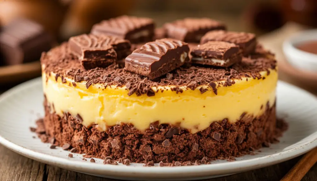 Никакой духовки: безупречный кремовый торт с хрустящей основой за 20 минут активного времени