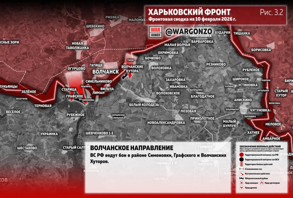 Варгонзо: Фронтовая сводка на утро 10.02.2026