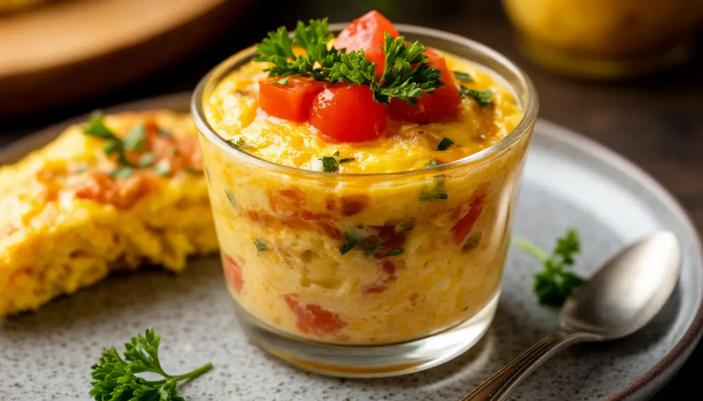 Забытый трюк: омлет за 3 минуты без плиты и сковородки