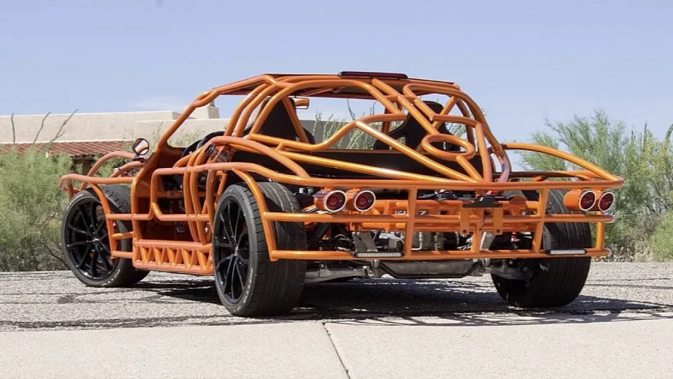 Corvette Z06 2009 года в стиле C2: необычный проект с оранжевым каркасом