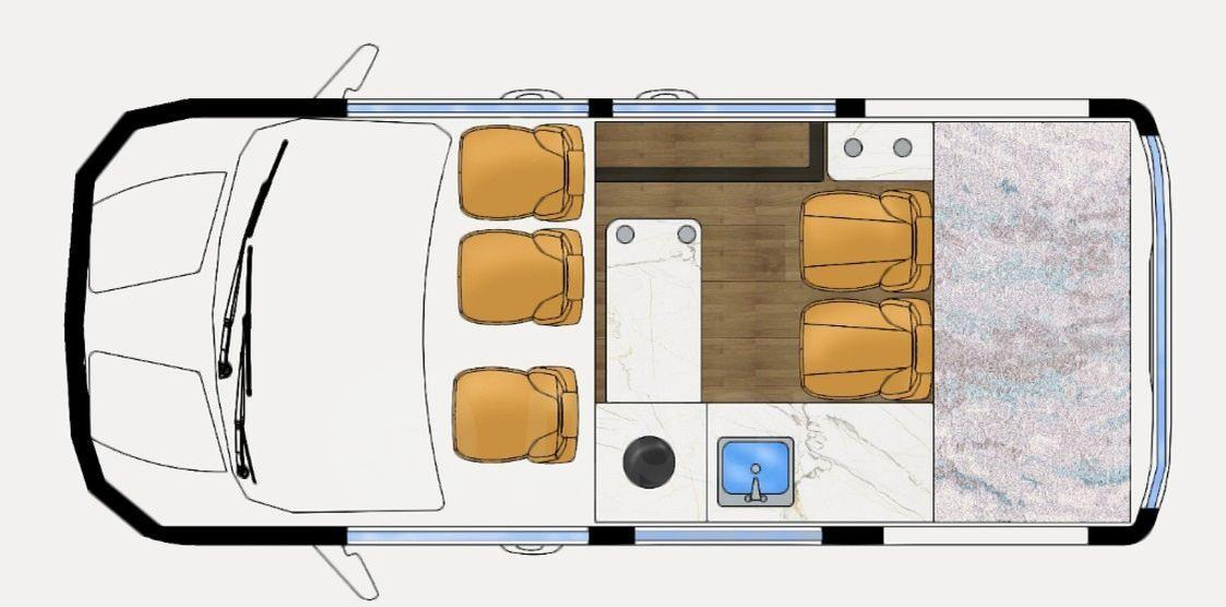 В Москве на продажу выставлен полноприводный автодом JMC Fushun RV-4X4 2025 с дизелем и АКПП