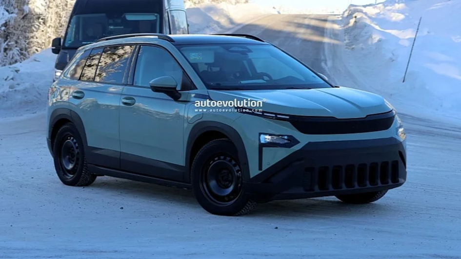 Skoda Epiq 2026: новый электрокроссовер почти без камуфляжа замечен на тестах