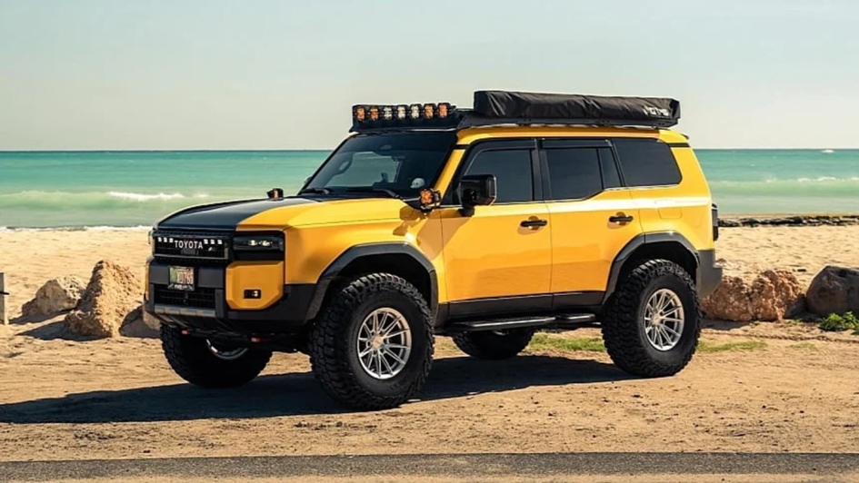 Желтый Toyota Land Cruiser с лифтом: возвращение легенды и новые тренды рынка