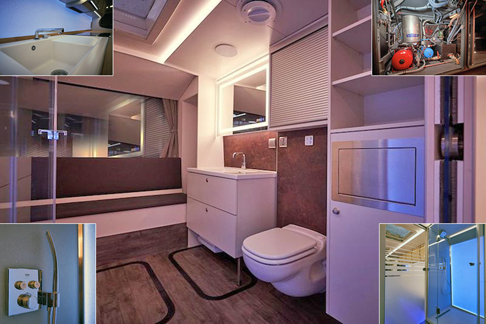 MAN превратил туристический автобус в роскошный автодом с автономной системой