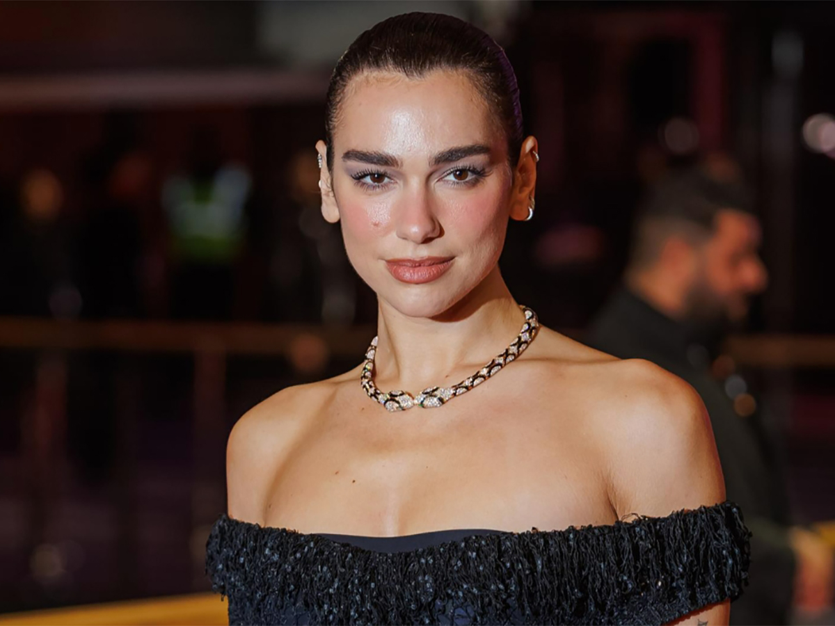 Дуа Липа в микробикини позировала с избранником на яхте0