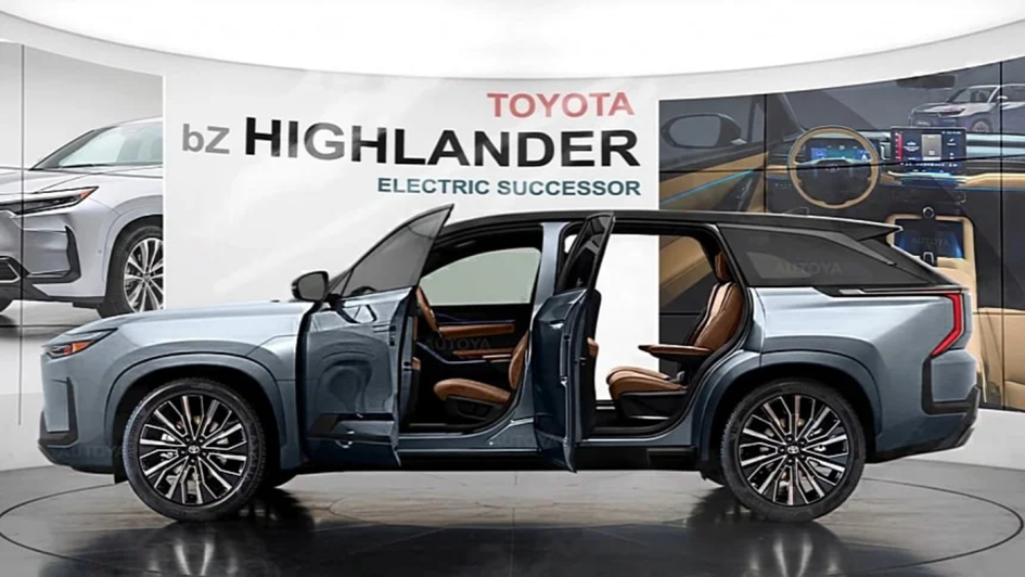 Toyota готовит электрический семиместный Highlander: первые изображения и детали