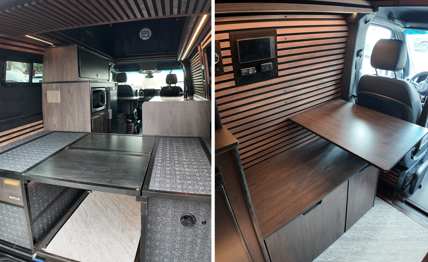 Mercedes-Benz Sprinter 144: кемпер с лаконичным интерьером для жизни вне сети круглый год