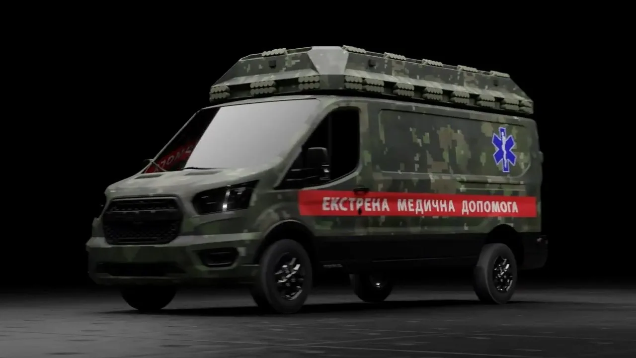 Рендеры украинского КАЗ от FPV-дронов под названием Mais от компании Mais Intelligence