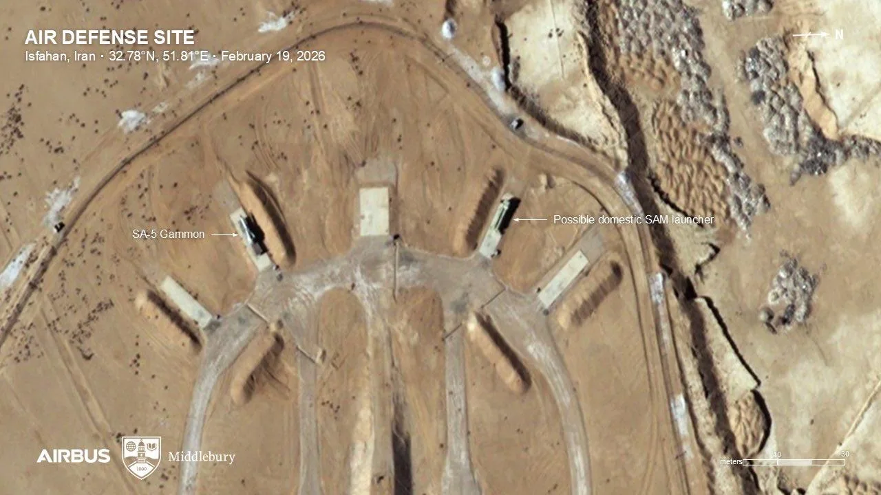 КСИР, судя по всему, начали усиливать противовоздушную оборону объектов вокруг Тегерена в ожидании возможного удара со стороны США