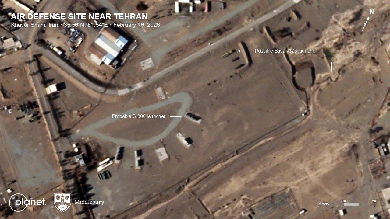 КСИР, судя по всему, начали усиливать противовоздушную оборону объектов вокруг Тегерена в ожидании возможного удара со стороны США