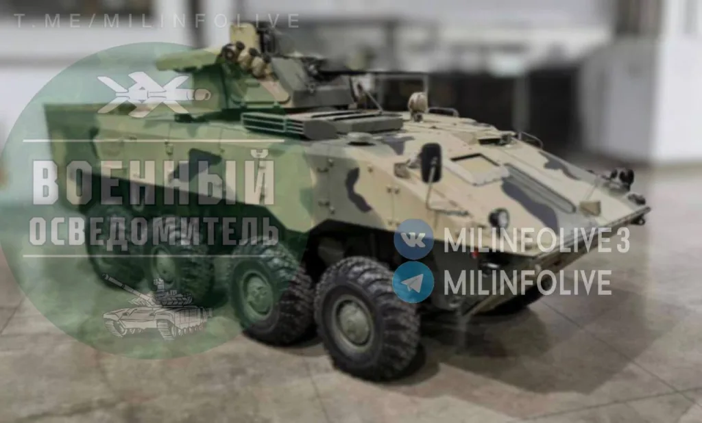 Усовершенствованный бронетранспортер БТР-22 с дистанционно управляемым боевым модулем «Баллиста»