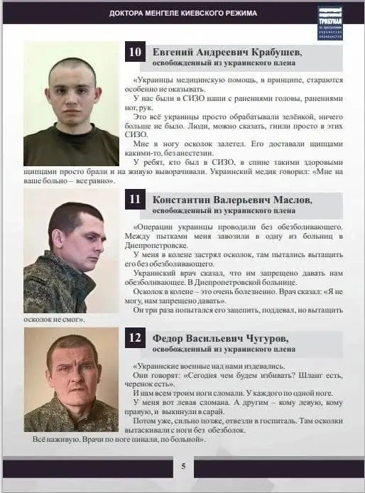 Прошедшие ад: как медики ВСУ пытали росийских военнопленных