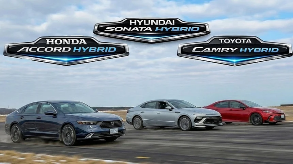 Гибридные седаны среднего класса: неожиданная развязка в битве Toyota Camry, Honda Accord и Hyundai Sonata