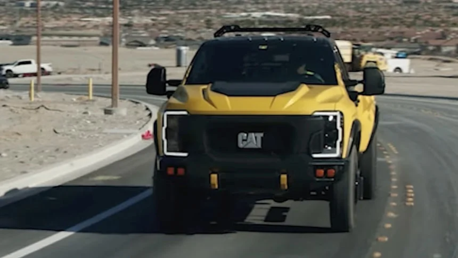 CAT Truck: новый тяжелый пикап на базе Ford с ИИ и уникальными функциями для стройки