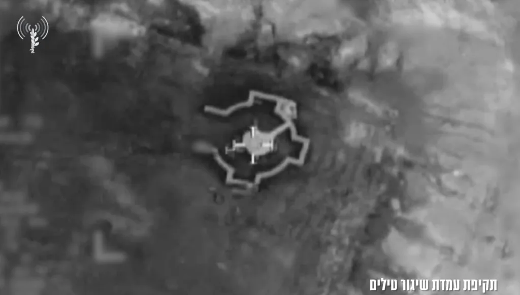 Объективный контроль ударов ВВС Израиля по пусковой установке баллистических ракет, зенитным орудиям и другим целям на территории Ирана