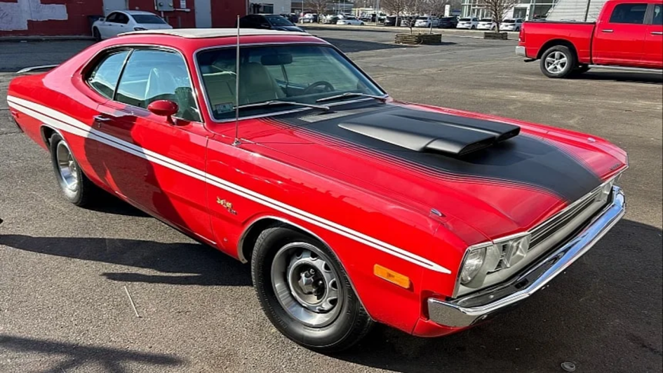 Уникальный Dodge Demon 340 1972 года: редкие опции и единственный экземпляр