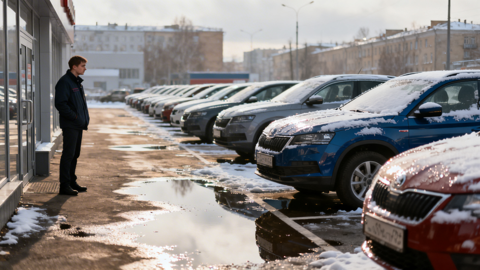 Авторынок в феврале прибавил 2,5%, но итоги двух месяцев остаются в минусе