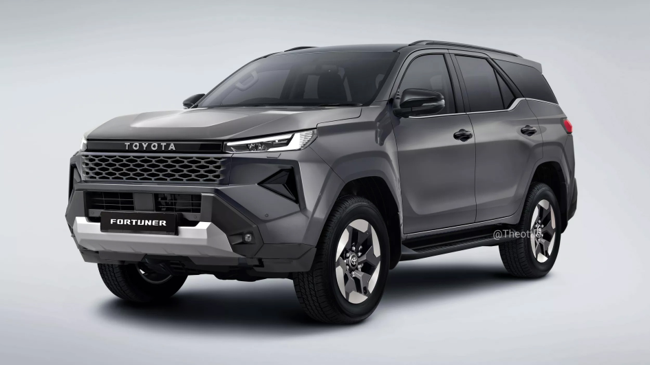 Toyota готовит новое поколение трехрядного внедорожника Fortuner для мировых рынков