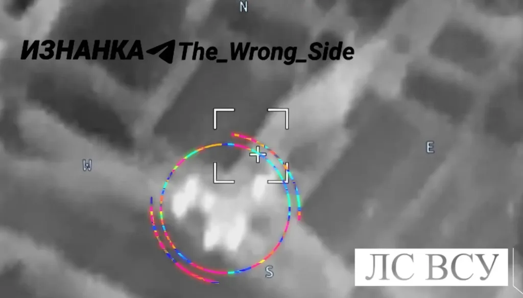 Удар дрона-камикадзе «Герань-2» по пвд 114-й ОБрТрО ВСУ в селе Мамекино Черниговской области