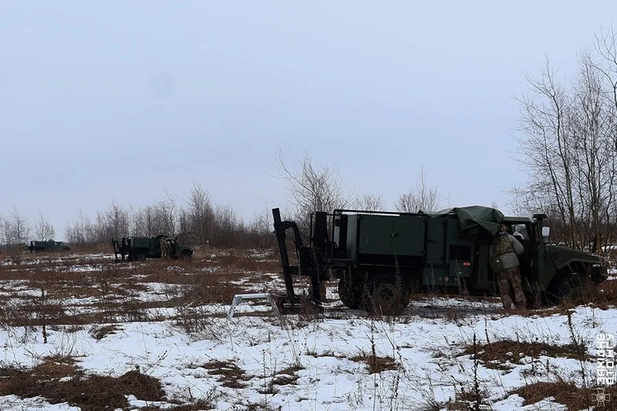 На кадрах - 120-мм самоходные минометы Alakran на вооружении Национальной гвардии Украины, март 2026 года