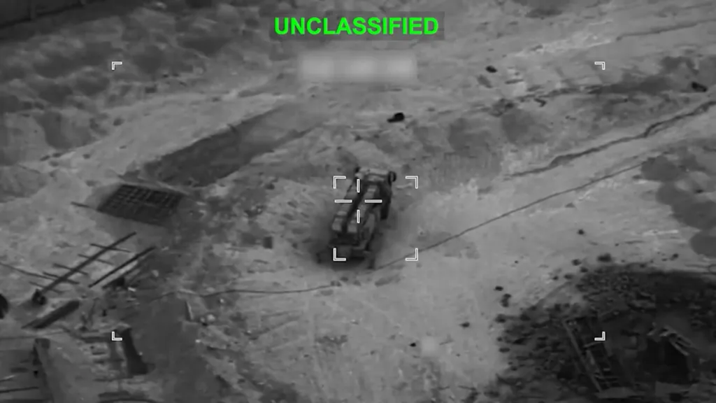 Удары ВВС США по ЗРК Khordad 15, также по замаскированным пусковым установкам ракет и беспилотников Ирана, либо же просто по грузовикам
