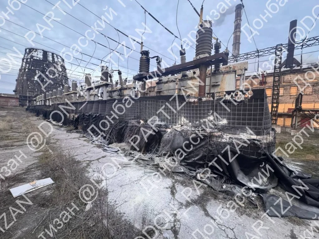 Краматорск: подтверждённое поражение узла распределения 110 кВ на территории ТЭЦ