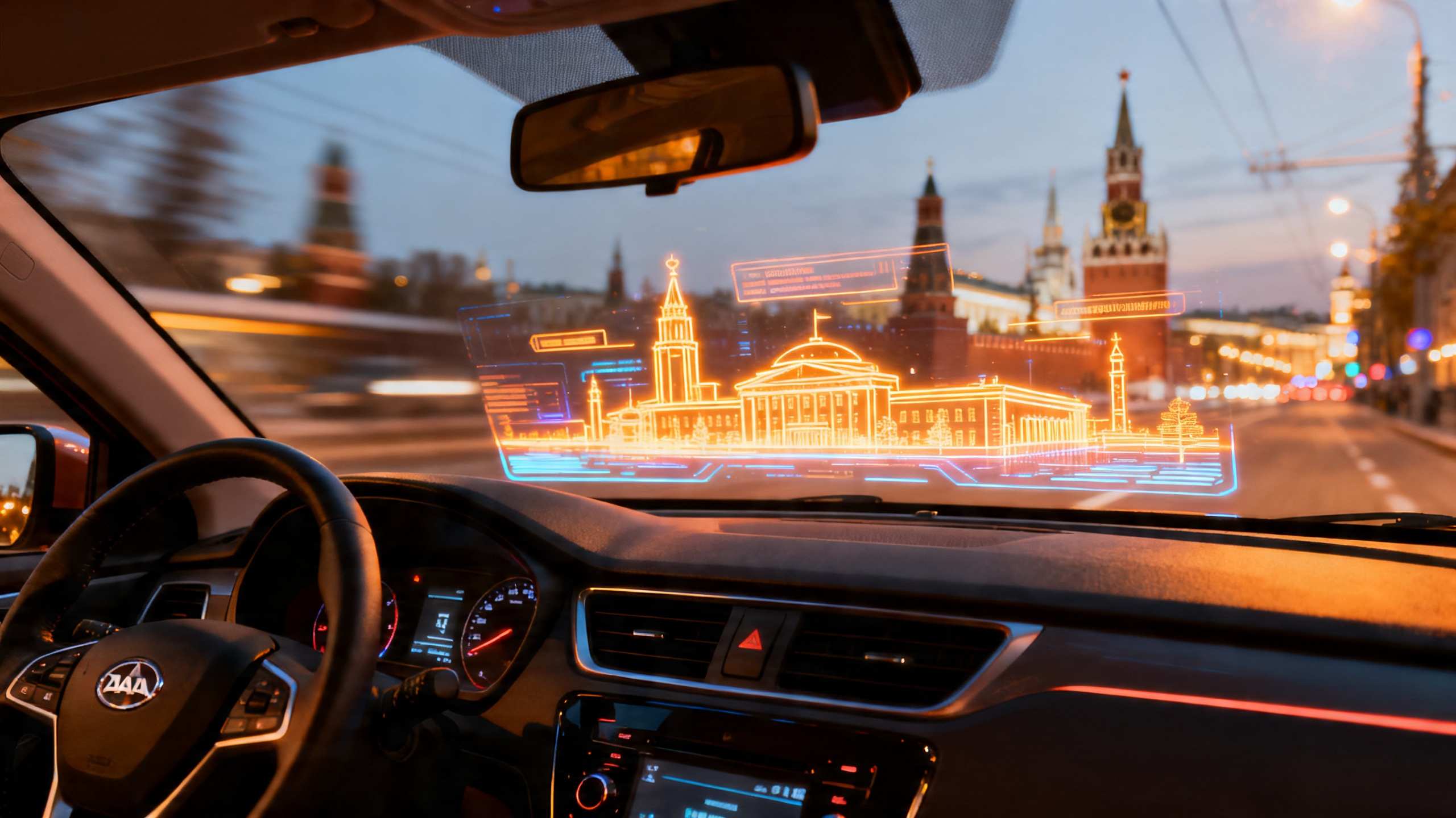АвтоВАЗ внедряет новую технологию: проекционный дисплей для Lada уже в разработке
