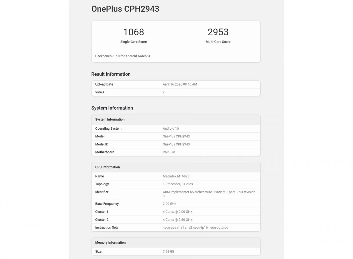 Названы точные даты старта продаж OnePlus Nord CE6 и CE6 Lite картинка Названы точные даты старта продаж OnePlus Nord CE6 и CE6 Lite