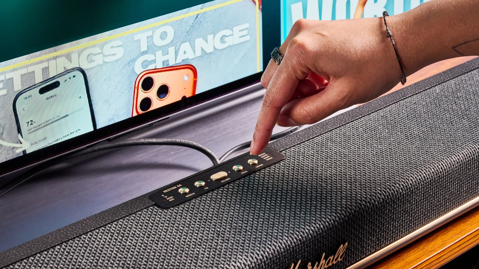 Обзор Marshall Heston 60 в России - производит впечатление реальной угрозы для Sonos картинка Саундбар Marshall Heston 60: звук уровня кино | DGL.RU