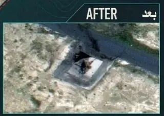 Спутниковые снимки американских баз в Кувейте до и после иранских ударов