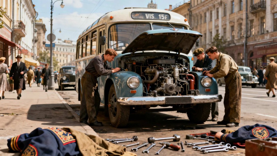 ЗИС-154: дизель-электрический автобус, который опередил свое время и быстро исчез