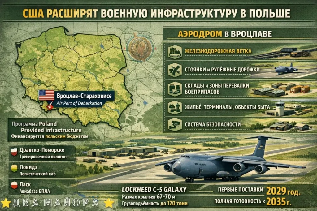 Расширяется военная инфраструктура США в Польше