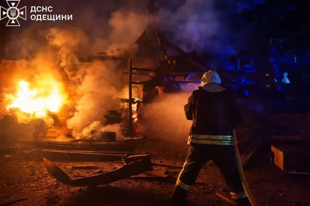 Порты в Одесской области снова оказались под ударами этой ночью