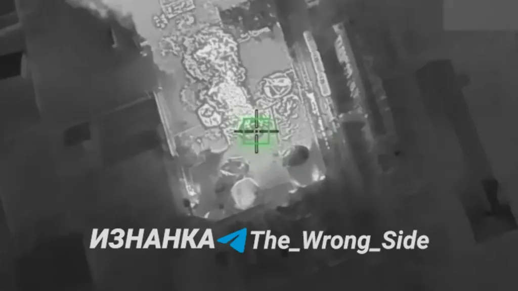 Результат удара "Гераней" по нефтебазе в Чернигове