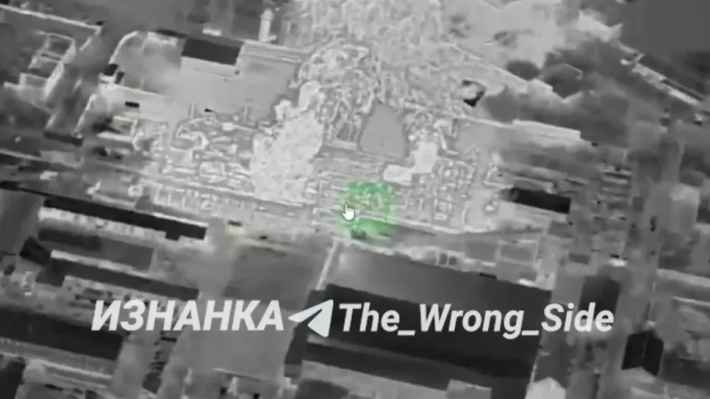 Результат удара "Гераней" по нефтебазе в Чернигове