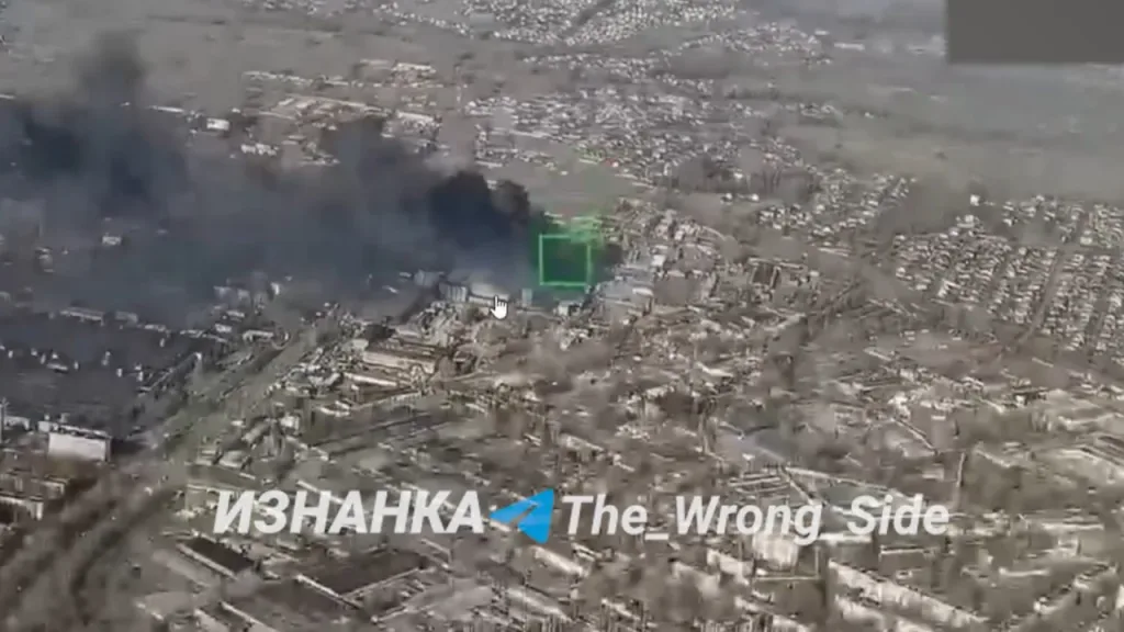 Результат удара "Гераней" по нефтебазе в Чернигове