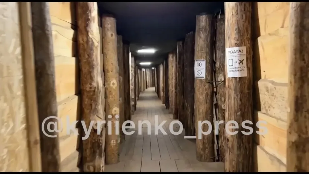 Украинская подземная база с протяженностью укрытий до 400 метров, которые способны вмещаться в себя несколько пикапов и грузовых автомобилей