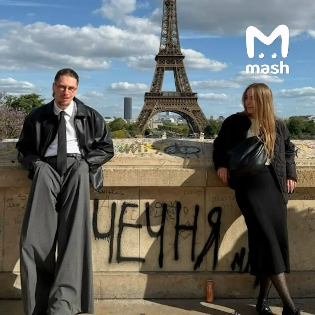 Парижская полиция вычислила уличного художника, который сделал надписи "Дагестан", "Чечня", "Грузия" на фоне Эйфелевой башни, и теперь ищет его