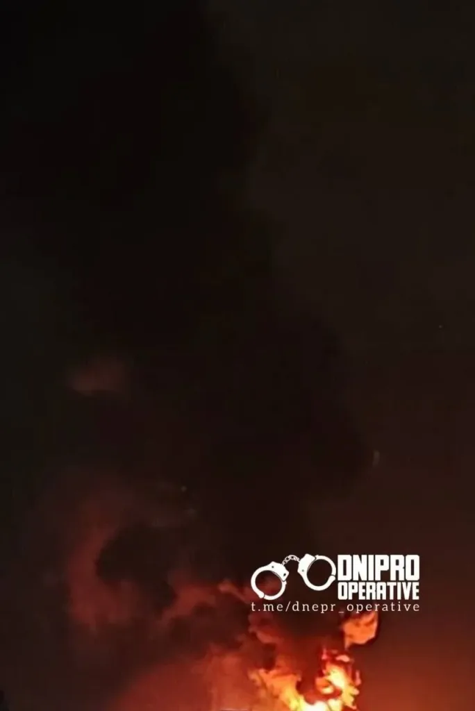 Пылает Днепропетровск: после ударов БПЛА начался крупный пожар