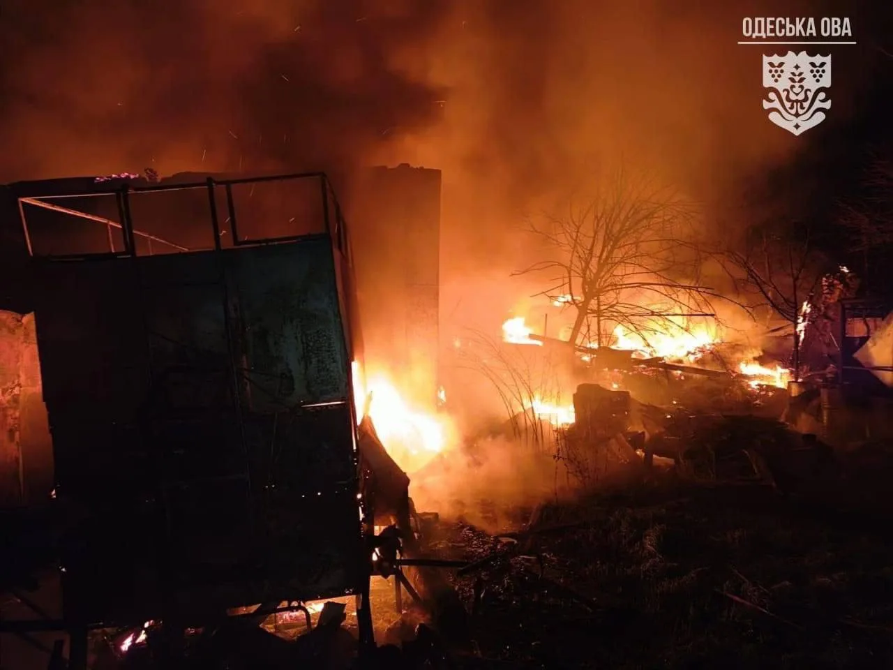 ВС РФ ночью нанесли удар по порту в Измаиле: повреждено гражданское судно под флагом Панамы, причал, баржу, — ОВА