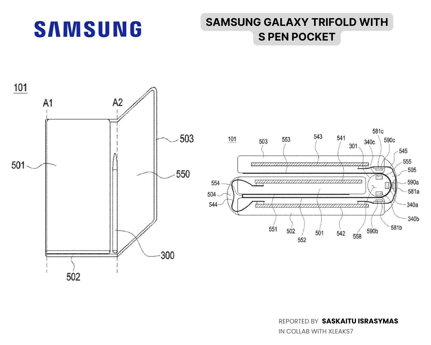 Вторая попытка покорить рынок: Samsung готовит Galaxy Z TriFold 2 со встроенным стилусом картинка Смартфон Galaxy Z TriFold 2: путь к идеалу | DGL.RU