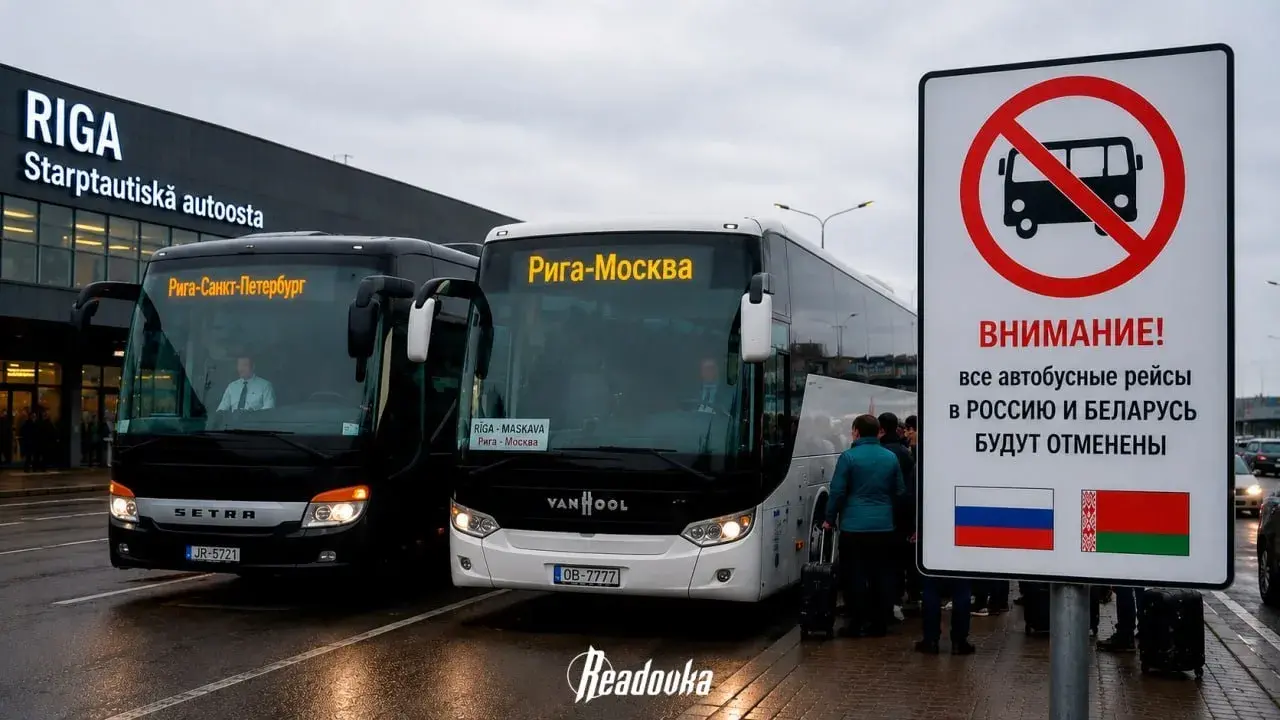 «Угроза безопасности»: Латвия вводит запрет на автобусные перевозки в Россию и Беларусь