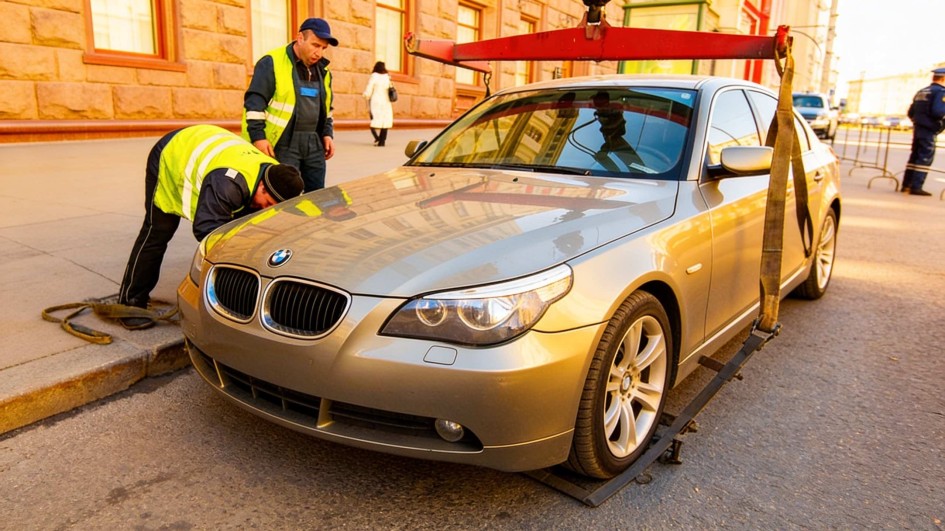 BMW и Mercedes лидируют по числу эвакуаций за неправильную парковку в Москве