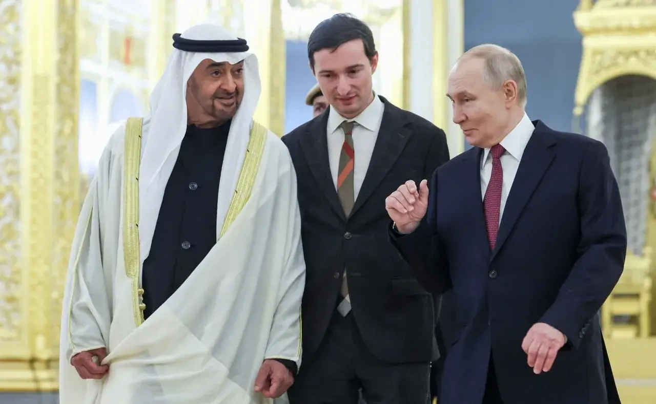 Путин поговорил по телефону с президентом ОАЭ