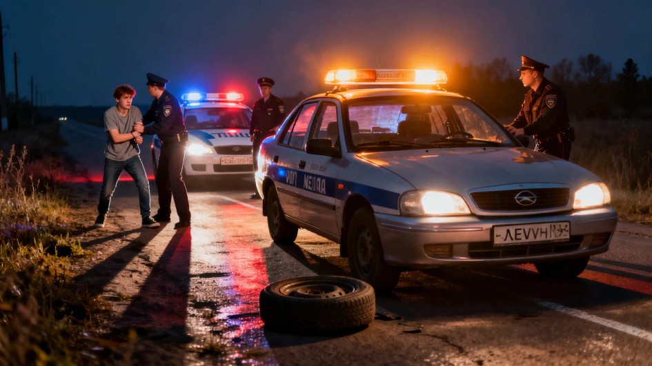 Погоня с выстрелами: 16-летний учащийся задержан за рулем Daewoo Nexia