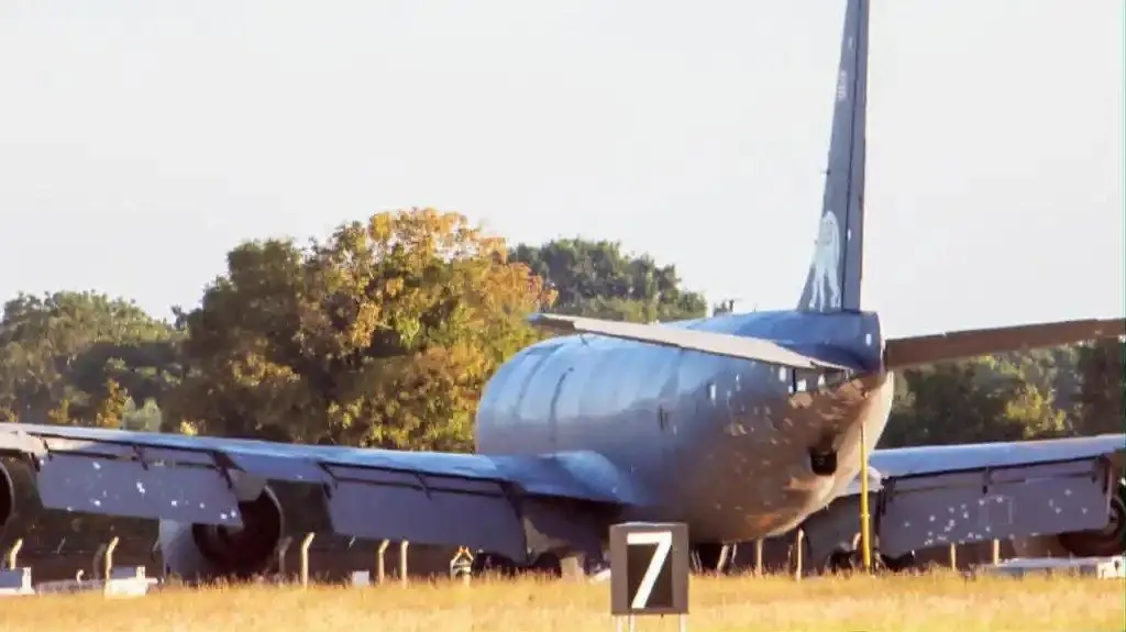 В Британии засветился еще один американский самолет-заправщик KC-135 Stratotanker, пострадавший в ходе боевых действий против Ирана