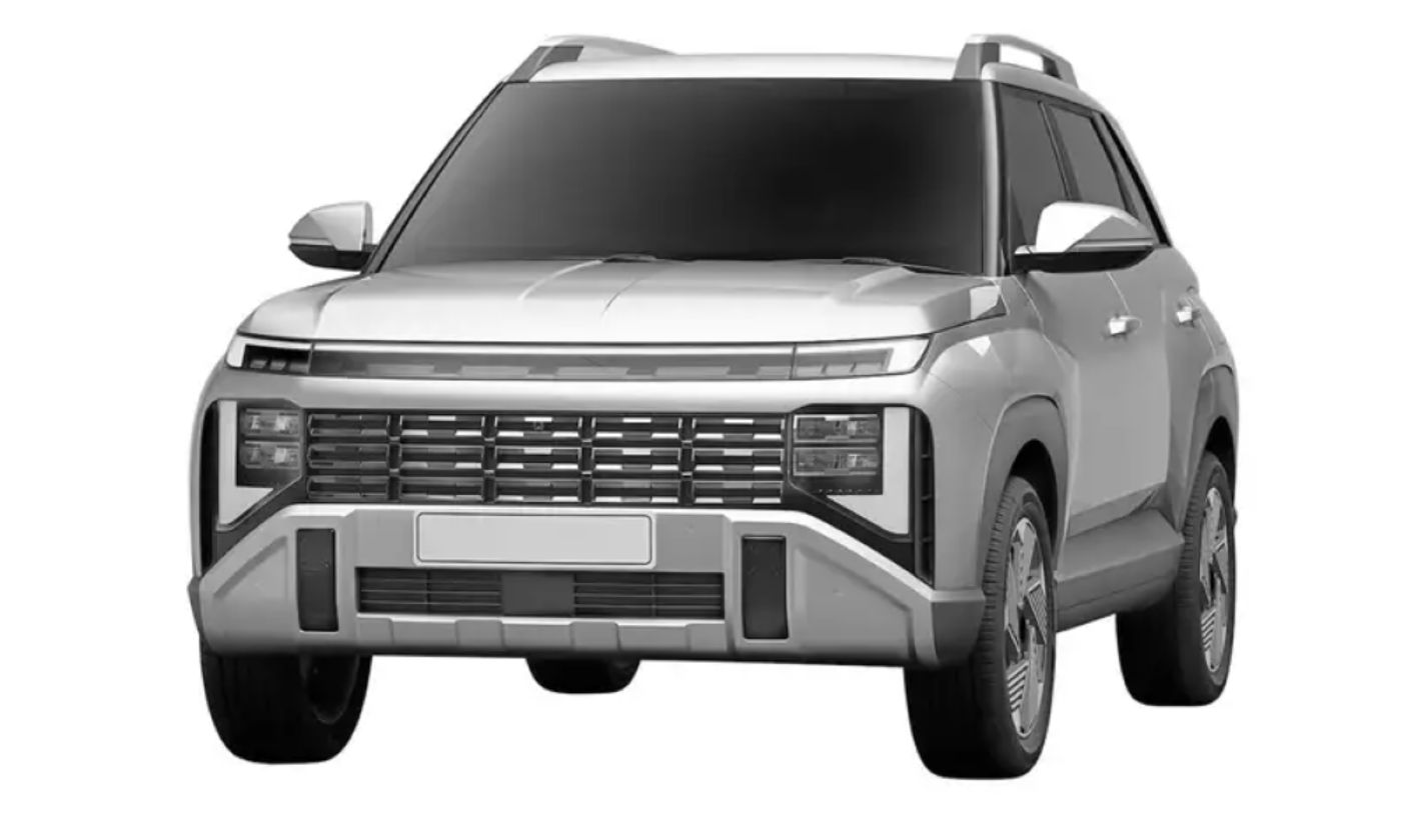 Hyundai защитила дизайн нового кроссовера в России: опубликован патент