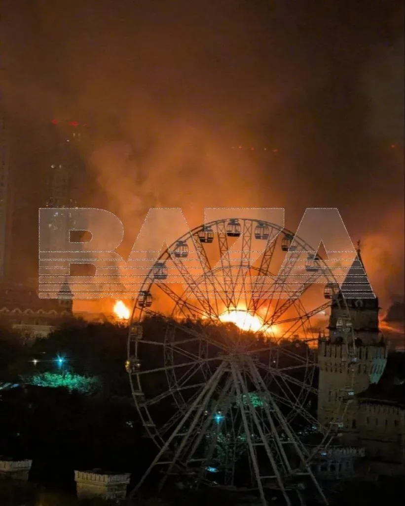 Площадь 3000 м²: крупный пожар в Москве у Измайловского Кремля