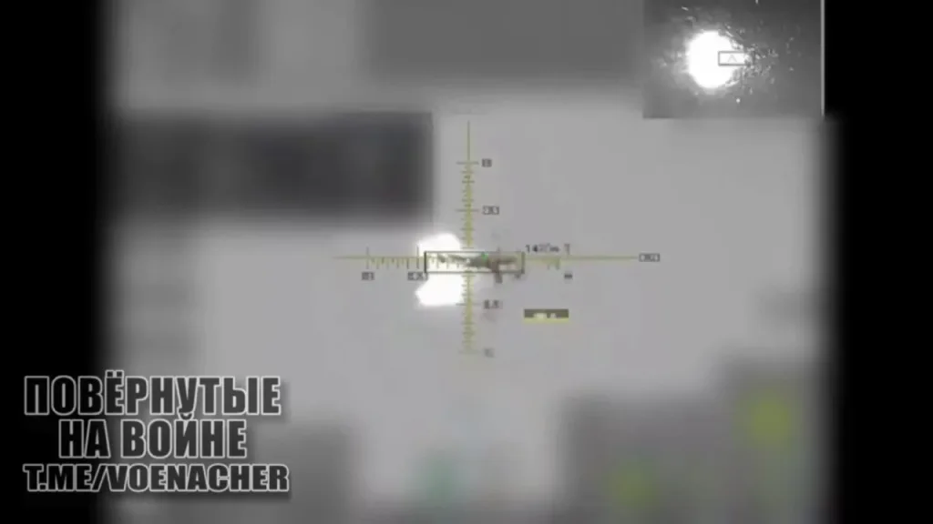 Отстрел украинских дронов-камикадзе Ан-196 «Лютый» из 30-мм зенитно-артиллерийского комплекса с элементами ИИ